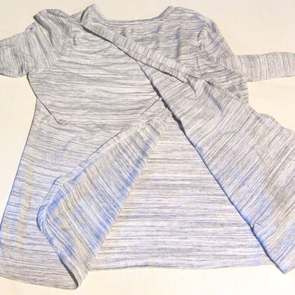 BALANCE COLLECTION ACTIVEWEAR GYM YOGA V Neck Split Open Back Shirt sz M - Picture 3 of 4